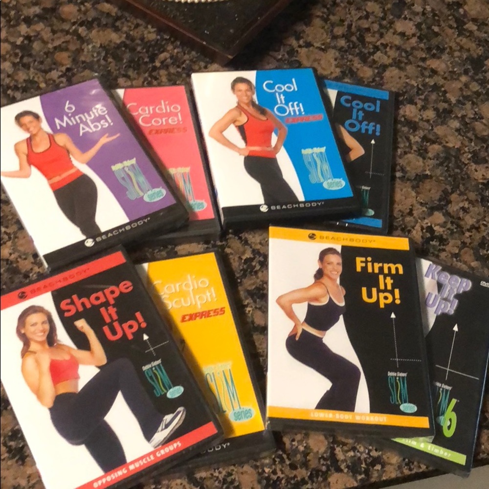 Beachbody slim series and slim express work outs.